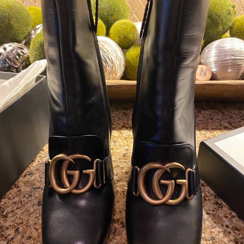 Gucci double G Malaga Boots 38.5